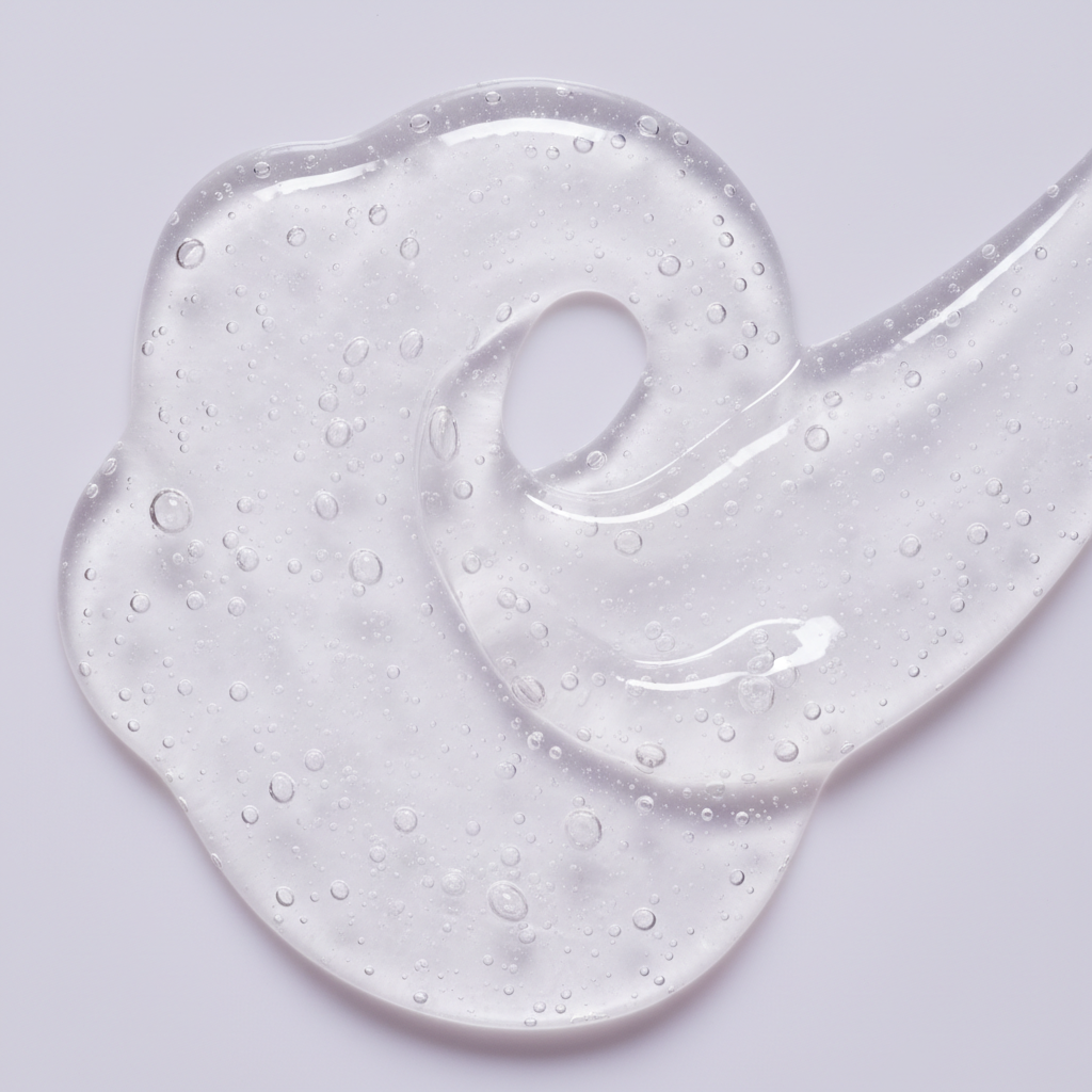 Macro texture of the lightweight cream