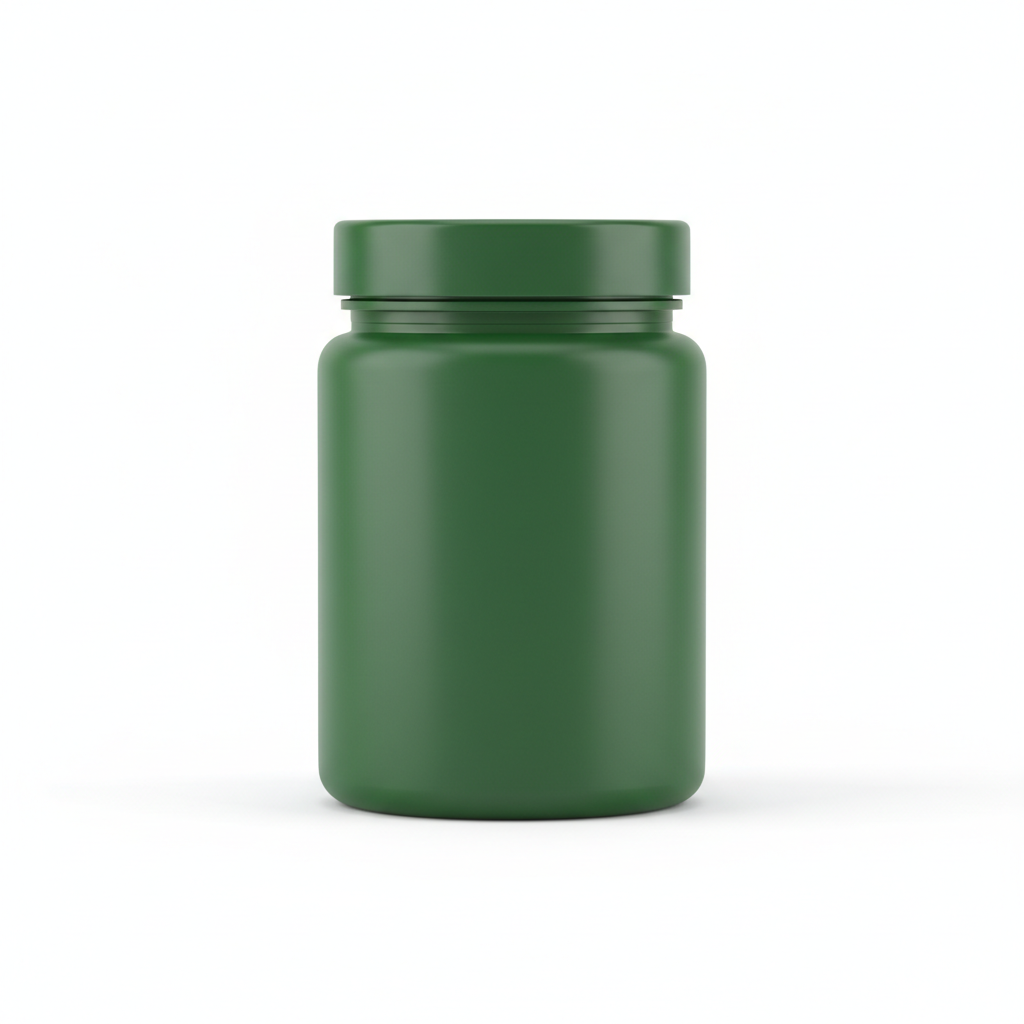 Leading greens powder tub