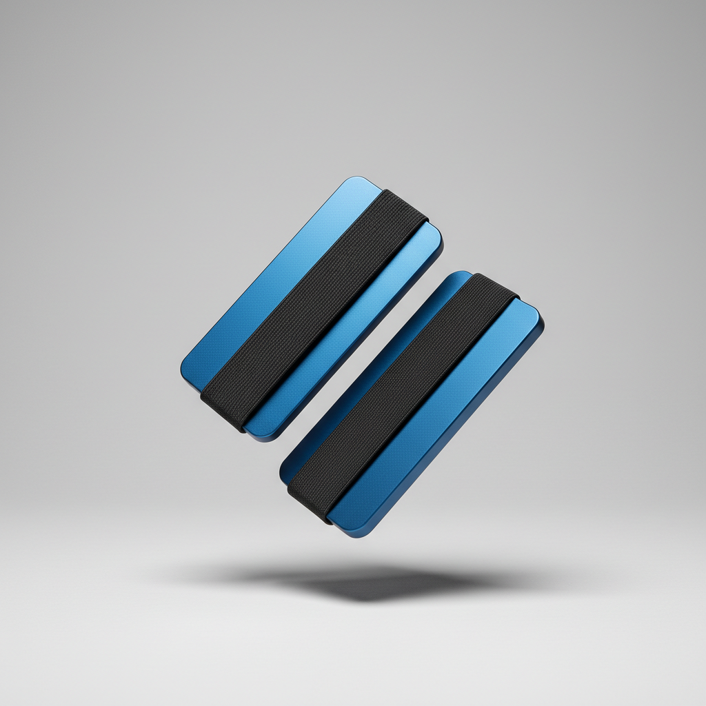 Slim machined metal cardholder wallet with elastic cash strap